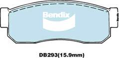 BENDIX DB293 GCT - Тормозные колодки, дисковые, комплект autodnr.net