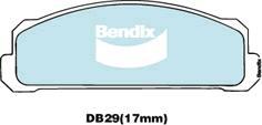 BENDIX DB29 GCT - Тормозные колодки, дисковые, комплект autodnr.net