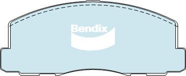 BENDIX DB319 GCT - Тормозные колодки, дисковые, комплект autodnr.net