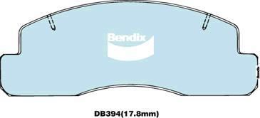 BENDIX DB394 GCT - Гальмівні колодки, дискові гальма autocars.com.ua