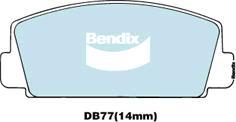 BENDIX DB77 GCT - Тормозные колодки, дисковые, комплект autodnr.net