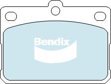 BENDIX DB85 GCT - Тормозные колодки, дисковые, комплект autodnr.net