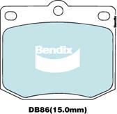 BENDIX DB86 GCT - Тормозные колодки, дисковые, комплект autodnr.net