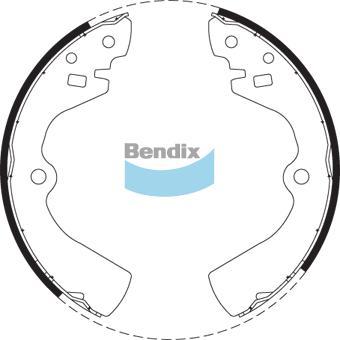 BENDIX DS1170 - Комплект гальм, барабанний механізм autocars.com.ua