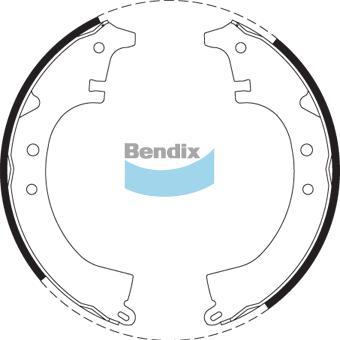 BENDIX DS2232 - Комплект гальм, барабанний механізм autocars.com.ua