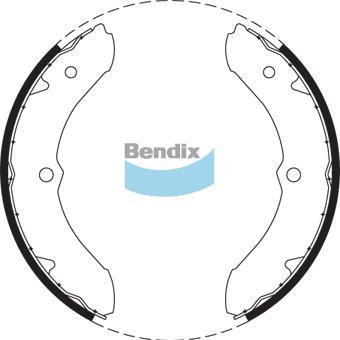 BENDIX DS2255 - Комплект гальм, барабанний механізм autocars.com.ua