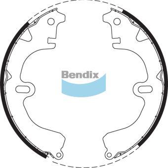 BENDIX DS2288 - Комплект гальм, барабанний механізм autocars.com.ua