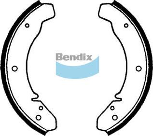 Bendix-AU BS1362 - Комплект гальм, барабанний механізм autocars.com.ua
