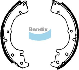 Bendix-AU BS1379 - Комплект гальм, барабанний механізм autocars.com.ua