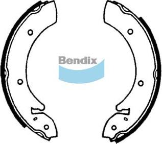 Bendix-AU BS1380 - Комплект гальм, барабанний механізм autocars.com.ua