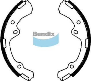 Bendix-AU BS1388 - Комплект гальм, барабанний механізм autocars.com.ua