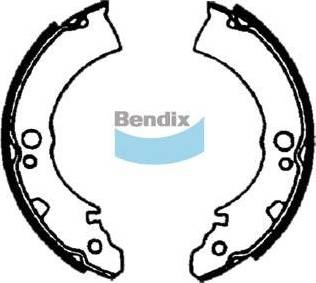 Bendix-AU BS1399 - Комплект гальм, барабанний механізм autocars.com.ua