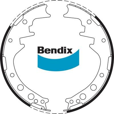 Bendix-AU BS1405 - Комплект гальм, барабанний механізм autocars.com.ua