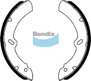 Bendix-AU BS1544 - Комплект гальм, барабанний механізм autocars.com.ua