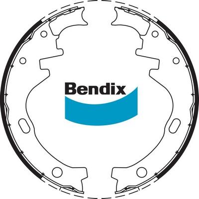 Bendix-AU BS1584 - Комплект гальм, барабанний механізм autocars.com.ua