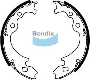 Bendix-AU BS1585 - Комплект гальм, барабанний механізм autocars.com.ua