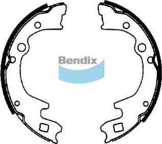 Bendix-AU BS1588 - Комплект гальм, барабанний механізм autocars.com.ua