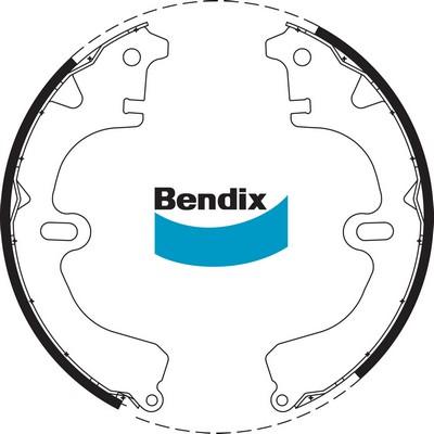 Bendix-AU BS1602 - Комплект гальм, барабанний механізм autocars.com.ua