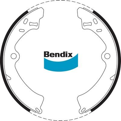 Bendix-AU BS1627 - Комплект гальм, барабанний механізм autocars.com.ua