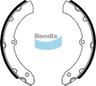 Bendix-AU BS1631 - Комплект гальм, барабанний механізм autocars.com.ua