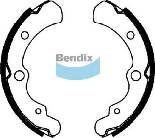 Bendix-AU BS1667 - Комплект гальм, барабанний механізм autocars.com.ua