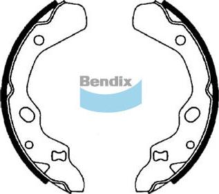 Bendix-AU BS1671 - Комплект гальм, барабанний механізм autocars.com.ua