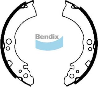 Bendix-AU BS1672 - Комплект гальм, барабанний механізм autocars.com.ua