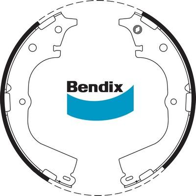 Bendix-AU BS1678 - Комплект гальм, барабанний механізм autocars.com.ua