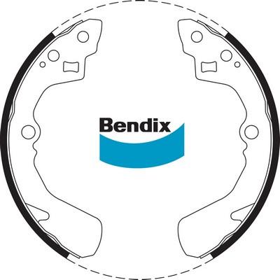 Bendix-AU BS1682 - Комплект гальм, барабанний механізм autocars.com.ua