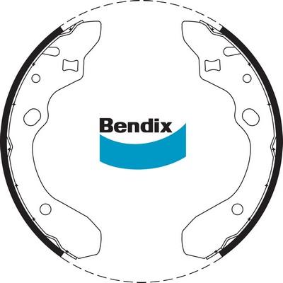 Bendix-AU BS1685 - Комплект гальм, барабанний механізм autocars.com.ua