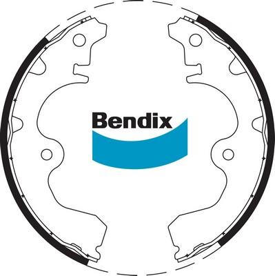 Bendix-AU BS1731 - Комплект гальм, барабанний механізм autocars.com.ua