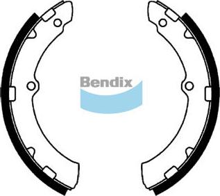 Bendix-AU BS1746 - Комплект гальм, барабанний механізм autocars.com.ua