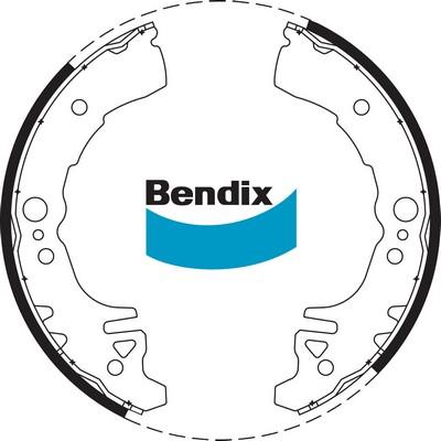 Bendix-AU BS1772 - Комплект гальм, барабанний механізм autocars.com.ua