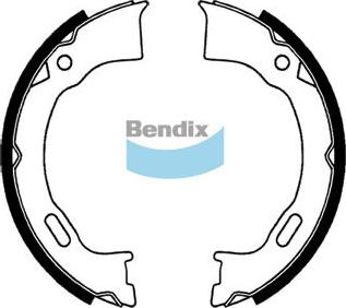 Bendix-AU BS1774 - Комплект гальм, ручник, парковка autocars.com.ua