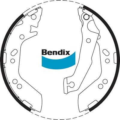 Bendix-AU BS1779 - Комплект гальм, барабанний механізм autocars.com.ua