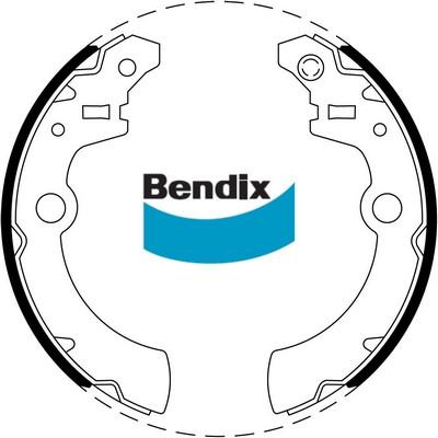 Bendix-AU BS1820 - Комплект гальм, барабанний механізм autocars.com.ua