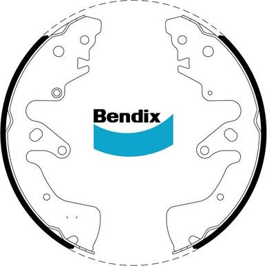 Bendix-AU BS1861 - Комплект гальм, барабанний механізм autocars.com.ua