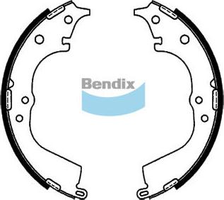 Bendix-AU BS5000 - Комплект гальм, барабанний механізм autocars.com.ua