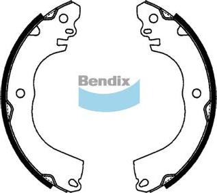 Bendix-AU BS5002 - Комплект гальм, барабанний механізм autocars.com.ua