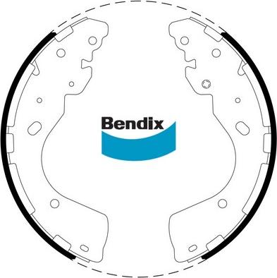 Bendix-AU BS5021 - Комплект гальм, барабанний механізм autocars.com.ua