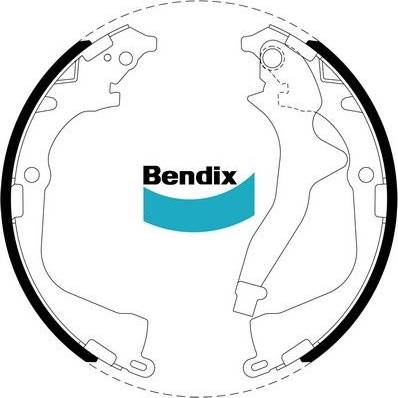 Bendix-AU BS5059 - Комплект гальм, барабанний механізм autocars.com.ua