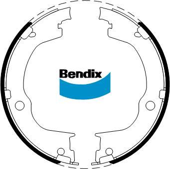 Bendix-AU BS5258 - Комплект гальм, ручник, парковка autocars.com.ua