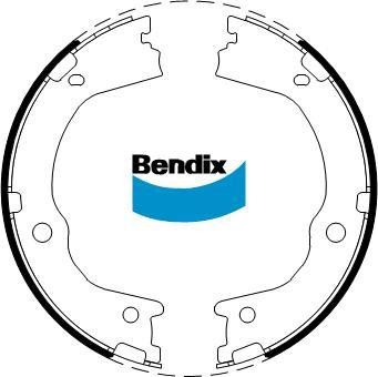 Bendix-AU BS5260 - Комплект гальм, ручник, парковка autocars.com.ua