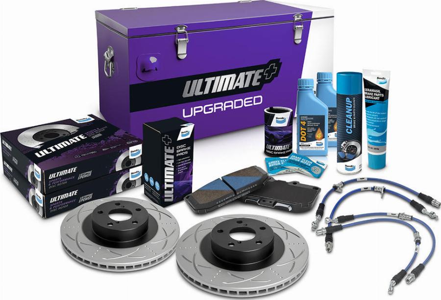 Bendix-AU BUK508F ULT+ - Комплект економічних гальм autocars.com.ua