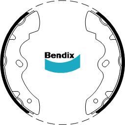 Bendix-AU CBS5068 - Комплект гальм, барабанний механізм autocars.com.ua