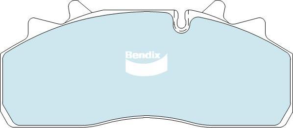 Bendix-AU CVP090 PT - Тормозные колодки, дисковые, комплект autodnr.net
