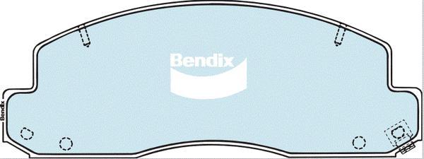 Bendix-AU CVP1293 PTHD - Гальмівні колодки, дискові гальма autocars.com.ua