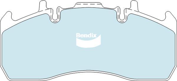 Bendix-AU CVP304PTHD - Тормозные колодки, дисковые, комплект autodnr.net