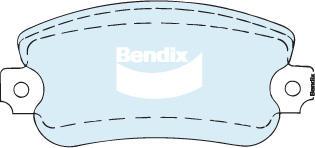 Bendix-AU DB101 GCT - Гальмівні колодки, дискові гальма autocars.com.ua