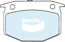 Bendix-AU DB1025 GCT - Гальмівні колодки, дискові гальма autocars.com.ua